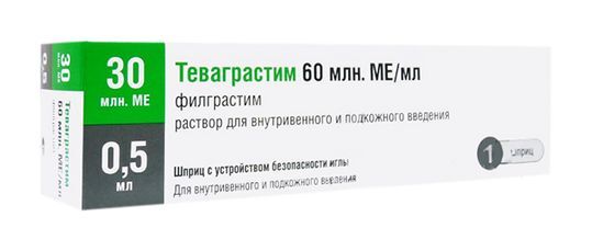 Теваграстим 60 Млн 0 8 Мл Купить