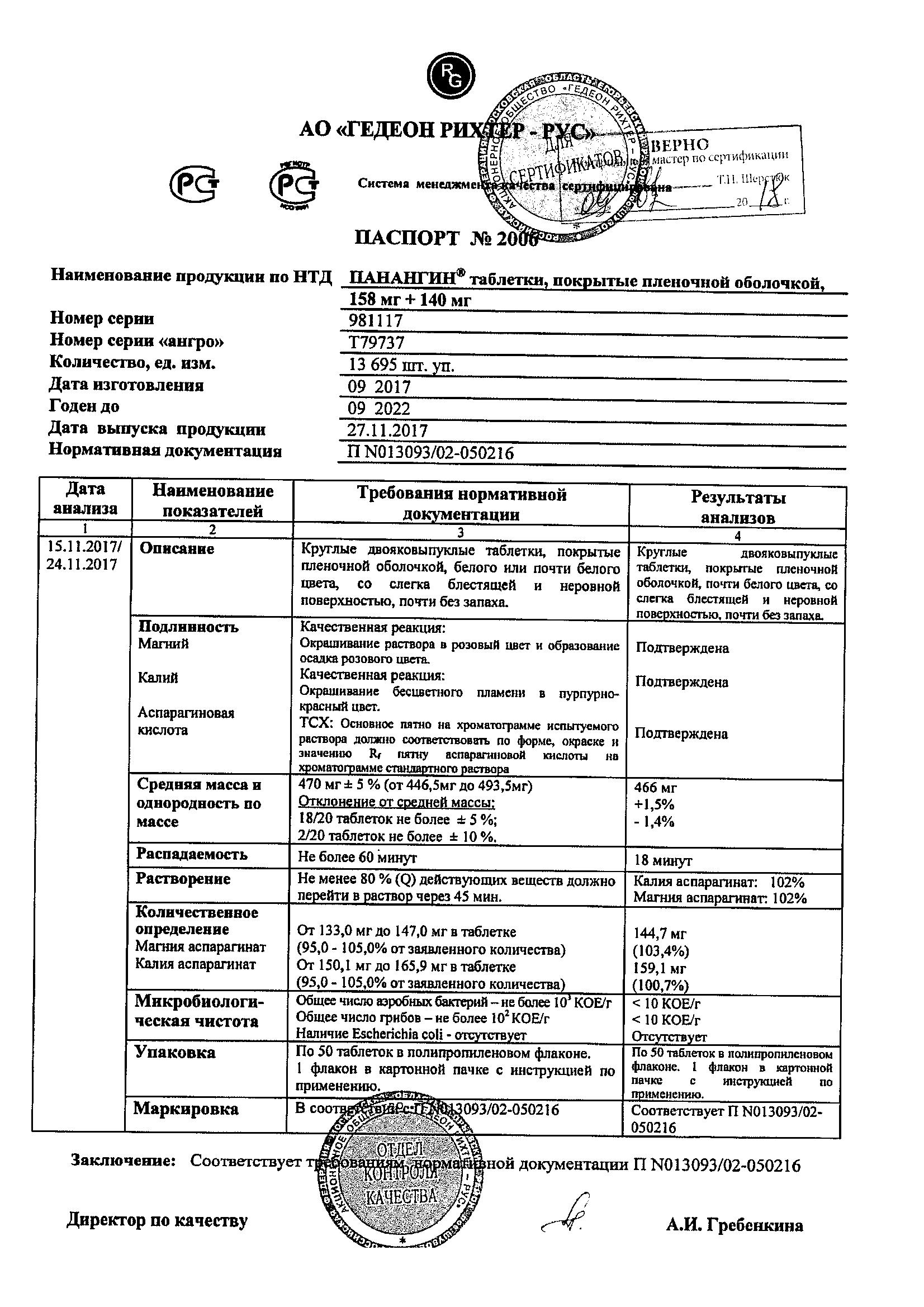 Панангин 50 шт. таблетки покрытые пленочной оболочкой купить по цене от 150  руб в Москве, заказать с доставкой, инструкция по применению, аналоги,  отзывы