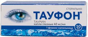 Тауфон 4% 10мл 3 шт. капли глазные Тауфон 4% 10мл 3 шт. капли глазные