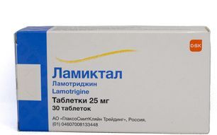 Ламиктал 25мг 30 шт. таблетки Ламиктал 25мг 30 шт. таблетки