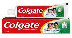 Колгейт Максимальная Защита От Кариеса зубная паста Двойная мята 50мл