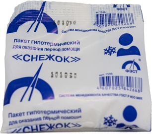 Снежок пакет гипотермический Снежок пакет гипотермический