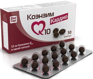 Коэнзим Q10 Кардио капсулы 500мг 30 шт. РеалКапс