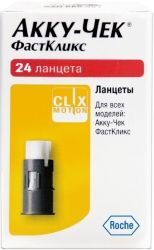 Акку-Чек ФастКликс ланцеты, 24 шт. Акку-Чек ФастКликс ланцеты, 24 шт.
