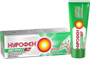 Нурофен Экспресс 5% 100г гель для наружного применения