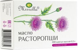 Мирролла масло Расторопши капсулы 200 шт. Мирролла Мирролла масло Расторопши капсулы 200 шт. Мирролла