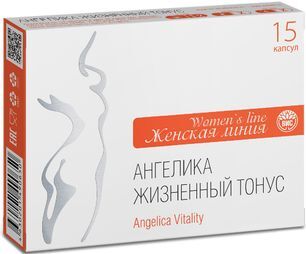 Ангелика Жизненный Тонус капсулы 0,5г 15 шт. Ангелика Жизненный Тонус капсулы 0,5г 15 шт.