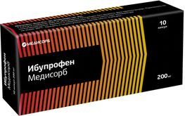Ибупрофен медисорб 200мг 10 шт. капсулы Ибупрофен медисорб 200мг 10 шт. капсулы