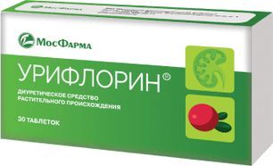 Урифлорин 300мг 30 шт. таблетки Мфф
