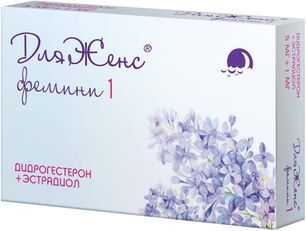 Дляженс Фемини 5мг+1мг 28 шт. таблетки покрытые пленочной оболочкой Дляженс Фемини 5мг+1мг 28 шт. таблетки покрытые пленочной оболочкой