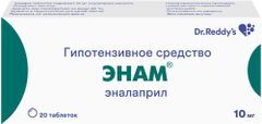 Энам 10мг 20 шт. таблетки Dr. Reddy.s Laboratories Ltd. Энам 10мг 20 шт. таблетки Dr. Reddy.s Laboratories Ltd.