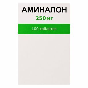 Аминалон 250мг 100 шт. таблетки