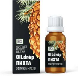 Оилдроп масло эфирное Пихта 10мл Натуральные масла Оилдроп масло эфирное Пихта 10мл Натуральные масла