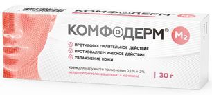 Комфодерм М2 0,1%+2% 30г крем Акрихин Комфодерм М2 0,1%+2% 30г крем Акрихин