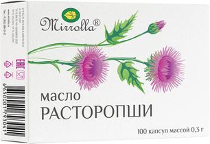 Мирролла масло Расторопши капсулы 100 шт. Мирролла Мирролла масло Расторопши капсулы 100 шт. Мирролла