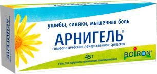 Арнигель 45г гель для наружного применения гомеопатический Арнигель 45г гель для наружного применения гомеопатический