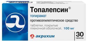 Топалепсин 100мг 30 шт. таблетки покрытые пленочной оболочкой Акрихин Топалепсин 100мг 30 шт. таблетки покрытые пленочной оболочкой Акрихин