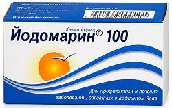 Йодомарин 100 100мкг 100 шт. таблетки Йодомарин 100 100мкг 100 шт. таблетки