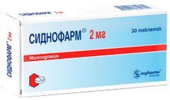 Сиднофарм 2мг 30 шт. таблетки Софарма Сиднофарм 2мг 30 шт. таблетки Софарма