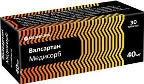 Валсартан мс 40мг 30 шт. таблетки покрытые пленочной оболочкой Валсартан мс 40мг 30 шт. таблетки покрытые пленочной оболочкой