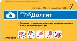 Табдолгит 400мг+325мг 30 шт. таблетки покрытые пленочной оболочкой Ооо