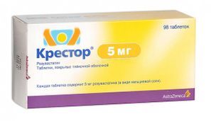 Крестор 5мг 98 шт. таблетки покрытые пленочной оболочкой . Крестор 5мг 98 шт. таблетки покрытые пленочной оболочкой .