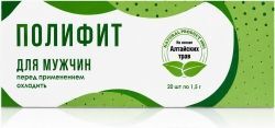 Полифит крем твердый (суппозитории) для мужчин 20 шт. Полифит крем твердый (суппозитории) для мужчин 20 шт.