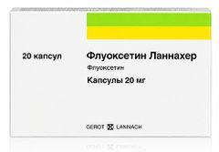 Флуоксетин Ланнахер 20мг 20 шт. капсулы Флуоксетин Ланнахер 20мг 20 шт. капсулы