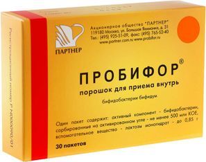 Пробифор 500млн.Кое 0,85г 30 шт. порошок для приема внутрь ПроБиоФарм Пробифор 500млн.Кое 0,85г 30 шт. порошок для приема внутрь ПроБиоФарм