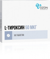 L-Тироксин 50мкг 50 шт. таблетки
