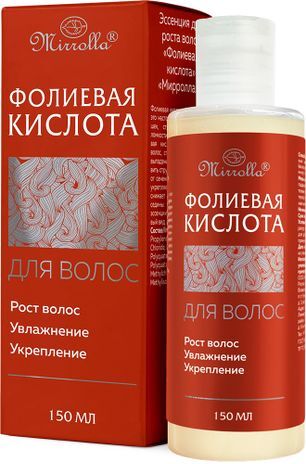 Мирролла фолиевая кислота эссенция для волос 150мл Мирролла фолиевая кислота эссенция для волос 150мл