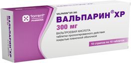Вальпарин хр 300мг 30 шт. таблетки пролонгированного действия покрытые пленочной оболочкой Вальпарин хр 300мг 30 шт. таблетки пролонгированного действия покрытые пленочной оболочкой