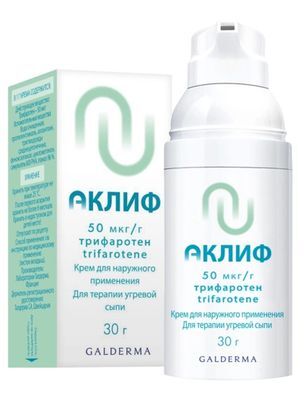 Аклиф 50мкг/г 30г крем для наружного применения Аклиф 50мкг/г 30г крем для наружного применения