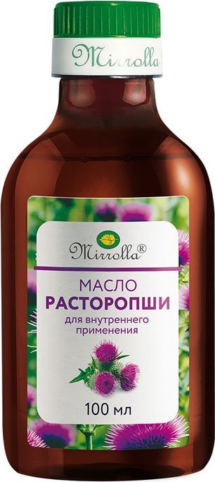 Мирролла масло расторопши пищевое 100мл Мирролла масло расторопши пищевое 100мл