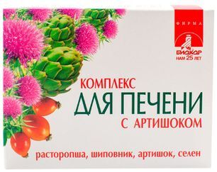 Комплекс Для Печени Биокор С Артишоком таблетки 60 шт. Биокор Фирма Комплекс Для Печени Биокор С Артишоком таблетки 60 шт. Биокор Фирма