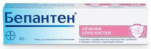 Бепантен 5% 30г мазь для наружного применения Байер Фарма Аг Бепантен 5% 30г мазь для наружного применения Байер Фарма Аг