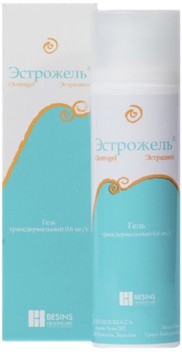 Эстрожель 0,6мг/г 80г гель трансдермальный флакон с дозатором Эстрожель 0,6мг/г 80г гель трансдермальный флакон с дозатором