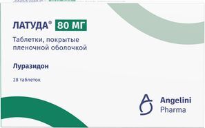 Латуда 80мг 28 шт. таблетки покрытые пленочной оболочкой . Латуда 80мг 28 шт. таблетки покрытые пленочной оболочкой .