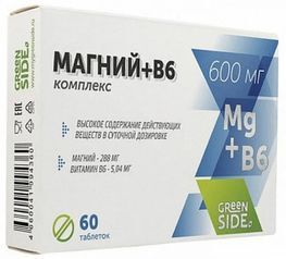 Магний+В6 Комплекс таблетки 60 шт. Магний+В6 Комплекс таблетки 60 шт.