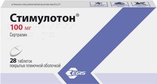 Стимулотон 100мг 28 шт. таблетки покрытые пленочной оболочкой