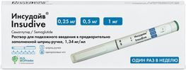 Инсудайв 0,25/0,5/1 мг/доза 3мл раствор для подкожного введения (в комплекте с иглами-6шт) Инсудайв 0,25/0,5/1 мг/доза 3мл раствор для подкожного введения (в комплекте с иглами-6шт)