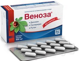 Веноза капсулы 400мг 60 шт.