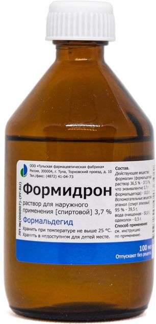 Формидрон 3,7% 100мл раствор для наружного применения спиртовой Формидрон 3,7% 100мл раствор для наружного применения спиртовой