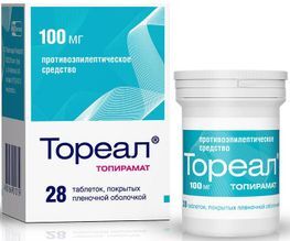 Тореал 100мг 28 шт. таблетки покрытые пленочной оболочкой Тореал 100мг 28 шт. таблетки покрытые пленочной оболочкой