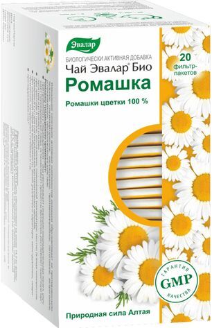 Эвалар Био Ромашка чай 1,5г 20 шт. фильтр-пакет Эвалар Эвалар Био Ромашка чай 1,5г 20 шт. фильтр-пакет Эвалар