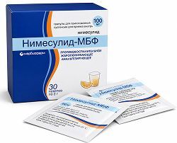 Нимесулид-мбф 100мг 2г 30 шт. гранулы для приготовления суспензии для приема внутрь
