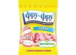 Фру-Фру мармелад жевательный Зубки 30г The Candy Plus Sweet Factory. s.r.o.