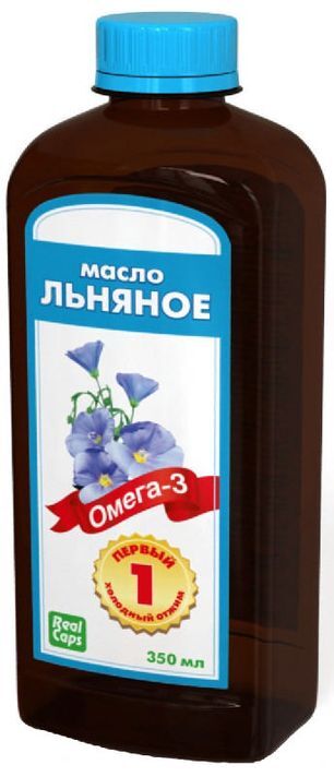 Масло льняное первый холодный отжим 350мл Масло льняное первый холодный отжим 350мл