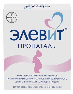 Элевит пронаталь 100 шт. таблетки Элевит пронаталь 100 шт. таблетки