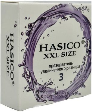 Хасико презервативы увеличенного размера 3 шт.